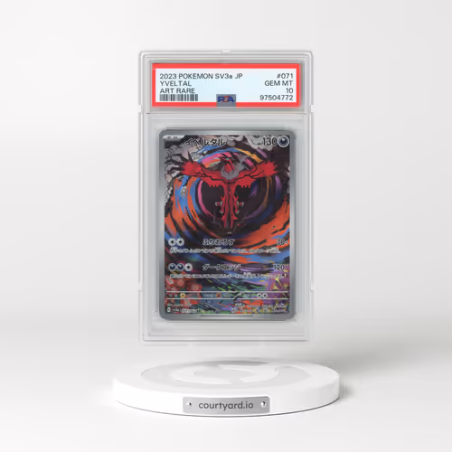 2023 Pokémon Sv3a-Raging Surf #71 Yveltal Art Rare