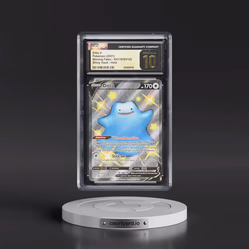 2021 Shining Fates #SV118/SV122 Ditto V - Shiny Vault Holo (CGC 10 PRISTINE)