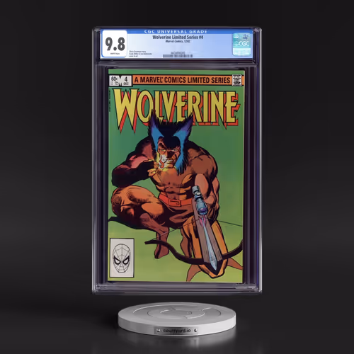 Wolverine Limited Series #4 CGC 9.8 White Pages (Marvel Comics, 12/82)