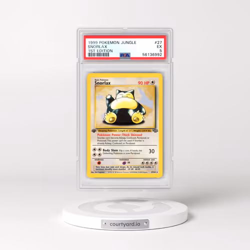 1999 Pokémon Jungle #27 Snorlax - 1st Edition (PSA 5 EX)