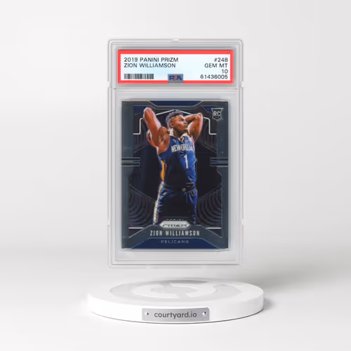 2019 Panini Prizm #248 Zion Williamson (PSA 10 GEM MINT)