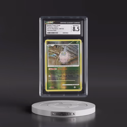 2007 Secret Wonders #80/132 Burmy Trash Cloak - Reverse Holo (CGC 8.5 NM-MT+)