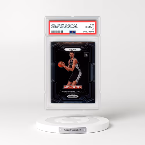 2023 Panini Prizm Monopoly #81 Victor Wembanyama (PSA 10 GEM MINT)