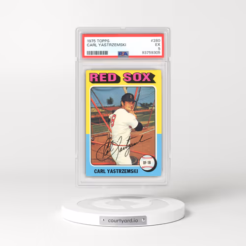 1975 Topps #280 Carl Yastrzemski (PSA 5 EX)