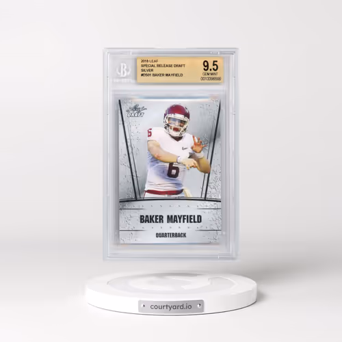 2018 Leaf Special Release Draft Silver #DS01 Baker Mayfield (BGS 9.5 GEM MINT)