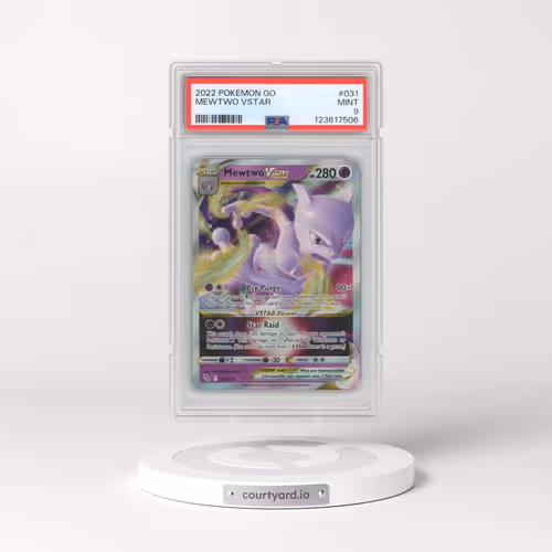 2022 Pokémon Go #031 Mewtwo Vstar (PSA 9 MINT)