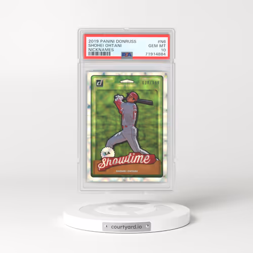 2019 Panini Donruss Nicknames #N6 Shohei Ohtani (PSA 10 GEM MINT)