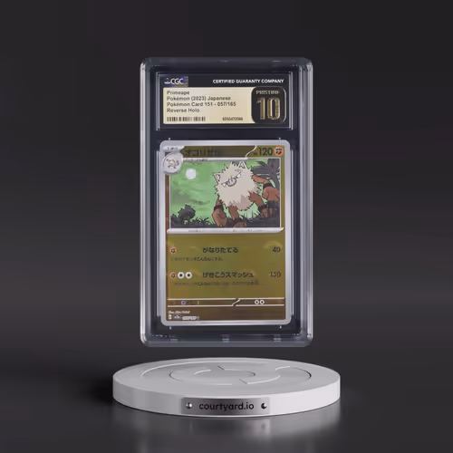 2023 Pokémon Card 151 #057/165 Primeape - Reverse Holo Poké Ball (CGC 10 PRISTINE)