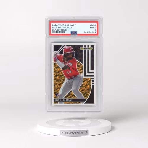 2024 Topps Update Topps Black Gold #BG6 Elly de La Cruz (PSA 9 MINT)