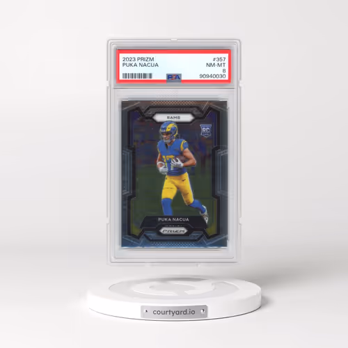 2023 Panini Prizm #357 Puka Nacua (PSA 8 NM-MT)