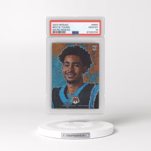 2023 Panini Mosaic Micro Mosaic #MM1 Bryce Young (PSA 10 GEM MINT)
