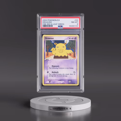 2004 Pokémon EX Fire Red & Leaf Green #32 Drowzee (PSA 8 NM-MT)
