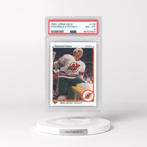 1990 Upper Deck #176 Viacheslav Fetisov (PSA 8 NM-MT)