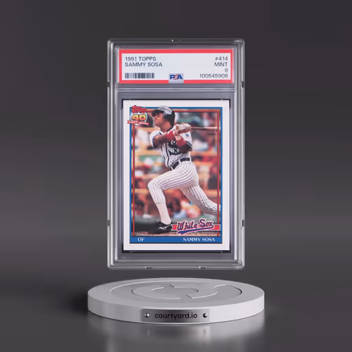 1991 Topps #414 Sammy Sosa (PSA 9 MINT)