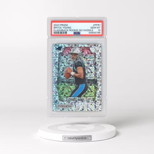 2023 Panini Prizm Prizm Flashback Rookie #PFR1 Bryce Young - No Huddle (PSA 10 GEM MINT)