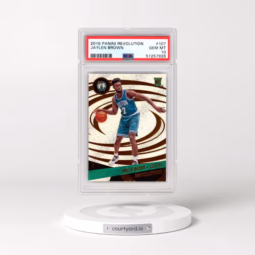 2016 Panini Revolution #107 Jaylen Brown (PSA 10 GEM MINT)
