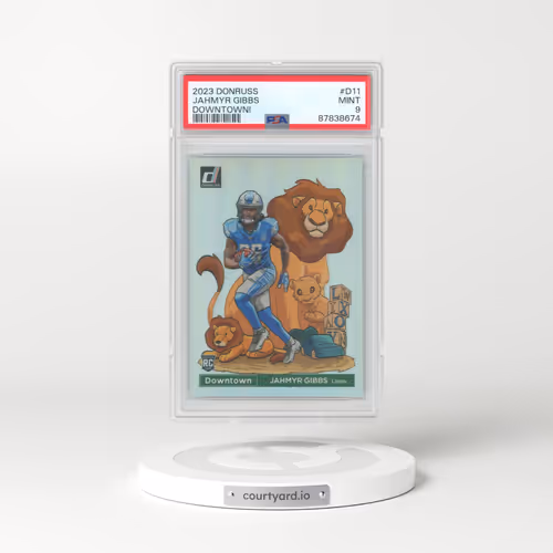 2023 Panini Donruss Downtown! #D11 Jahmyr Gibbs (PSA 9 MINT)