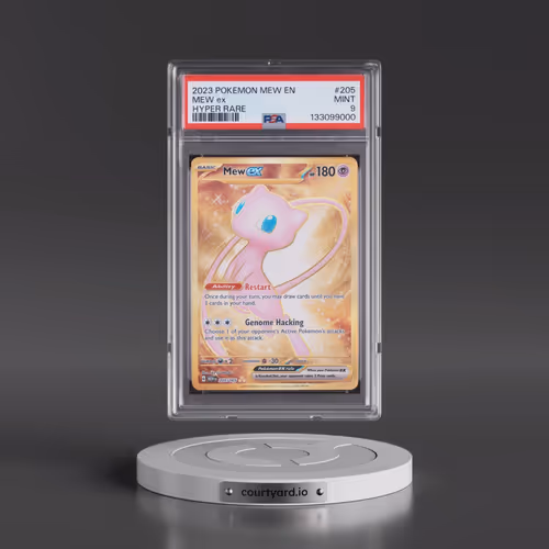2023 Pokémon Mew EN-151 #205 Mew EX - Holo Hyper Rare (PSA 9 MINT)