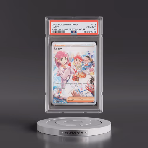 2024 Pokémon Scr EN-Stellar Crown #172 Lacey - Special Illustration Rare (PSA 10 GEM MINT)