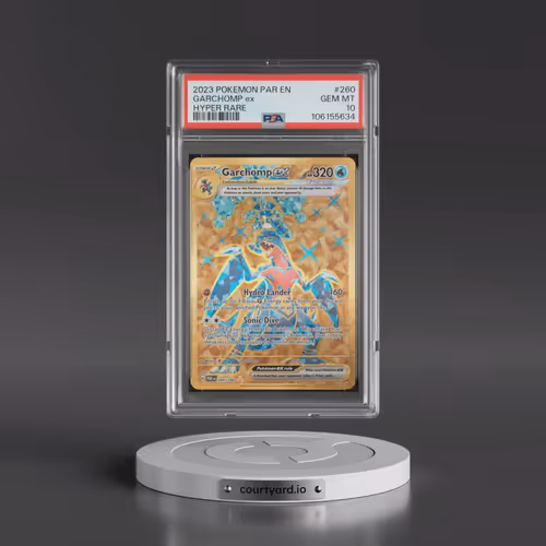 2023 Pokémon Par EN-Paradox Rift #260 Garchomp EX - Holo Hyper Rare (PSA 10 GEM MINT)