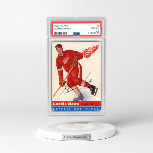 1954 Topps #8 Gordie Howe (PSA 2.5 GOOD+)