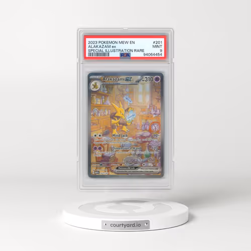 2023 Pokémon Mew EN-151 #201 Alakazam EX - Holo Special Illustration Rare (PSA 9 MINT)