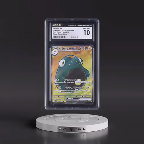 2023 Clay Burst #086/071 Bellibolt ex - Super Rare Holo (CGC 10 GEM MINT)