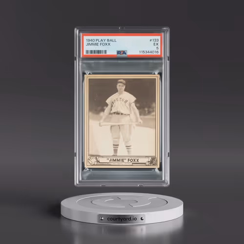 1940 Play Ball #133 Jimmie Foxx (PSA 5 EX)