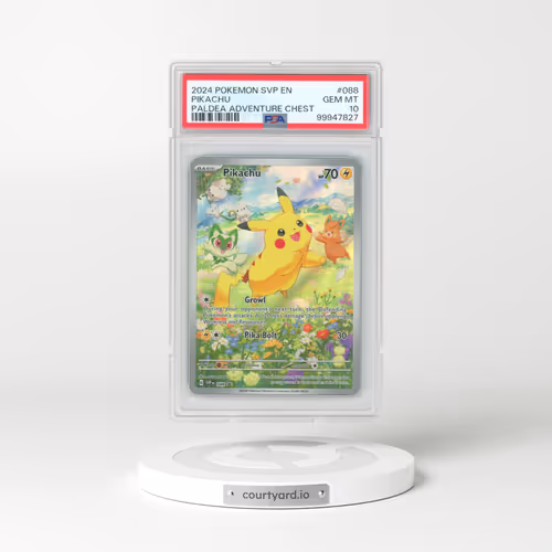 2024 Pokémon Svp EN-SV Black Star Promo #088 Pikachu - Paldea Adventure Chest (PSA 10 GEM MINT)