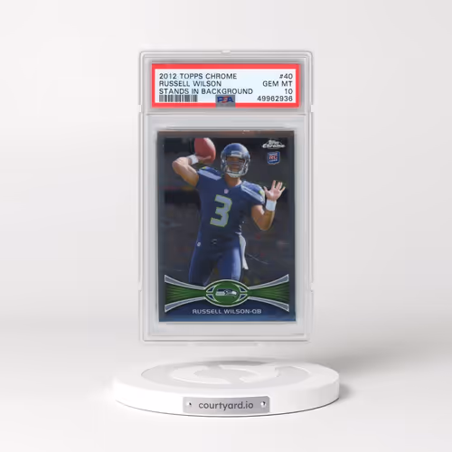 2012 Topps Chrome #40 Russell Wilson - Stands in Background (PSA 10 GEM MINT)