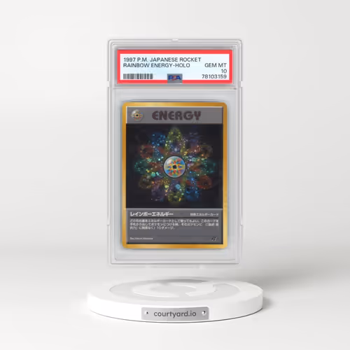 1997 Pokémon Rocket Rainbow Energy - Holo (PSA 10 GEM MINT)
