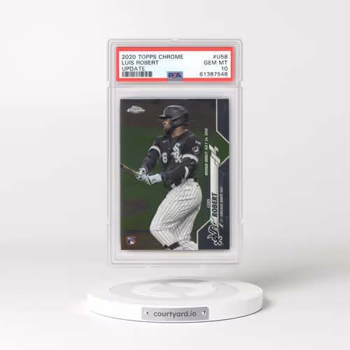 2020 Topps Chrome Update #U58 Luis Robert (PSA 10 GEM MINT)