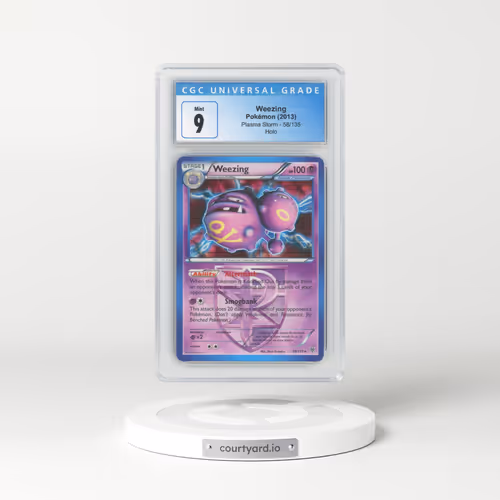 2012 Plasma Storm #58/135 Weezing - Holo (CGC 9 MINT)