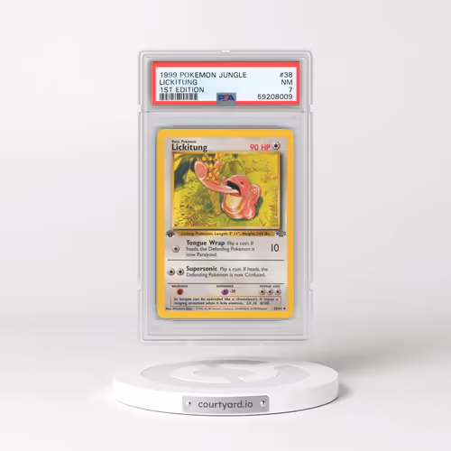 1999 Pokémon Jungle #38 Lickitung - 1st Edition (PSA 7 NM)