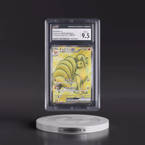2023 Pokémon Card 151 #188/165 Ninetales ex - Super Rare Holo (CGC 9.5 MINT+)