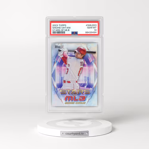 2023 Topps Stars of MLB #SMLB33 Shohei Ohtani - Series 2 (PSA 10 GEM MINT)