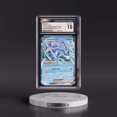 2023 Pokémon Clb-Trading Card Game Classic Blastoise & Suicune EX Deck #010 Suicune EX - Holo (CGC 1