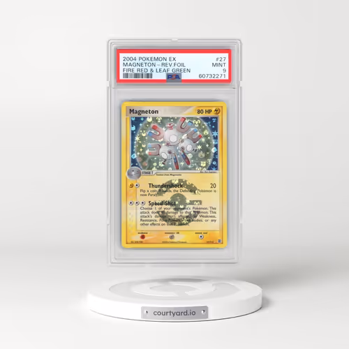2004 Pokémon EX Fire Red & Leaf Green #27 Magneton - Reverse Foil (PSA 9 MINT)
