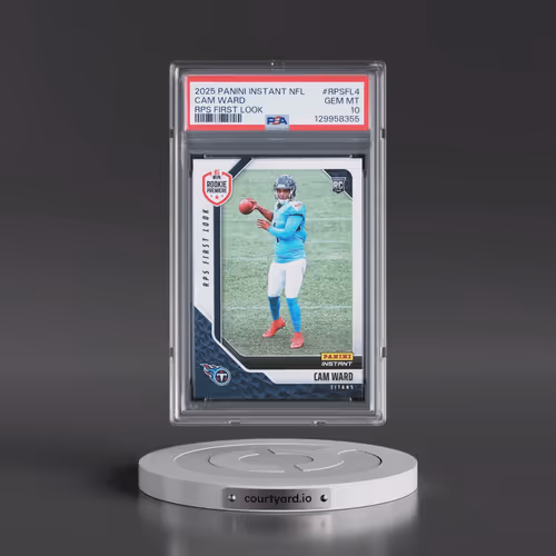 2025 Panini Instant NFL Rps First Look #RPSFL4 Cam Ward (PSA 10 GEM MINT)