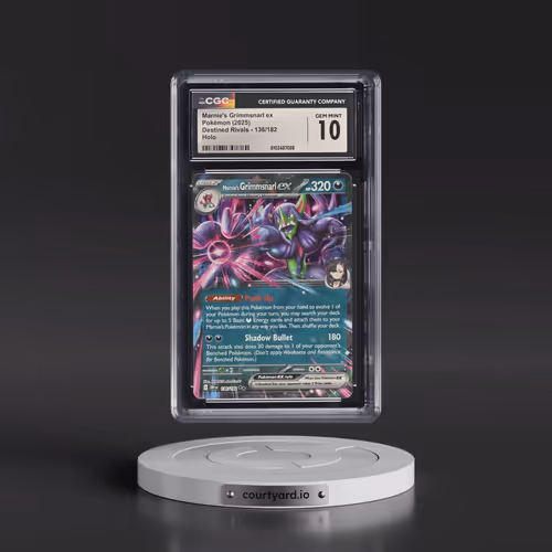 2025 Pokémon Dri EN-Destined Rivals #136 Marnie's Grimmsnarl EX - Holo (CGC 10 GEM MINT)