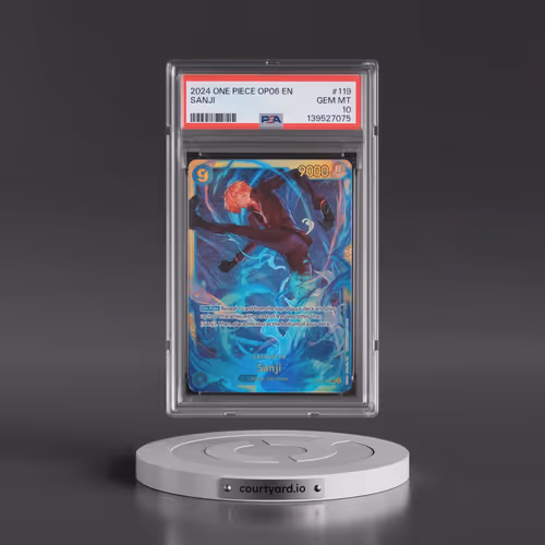 2024 One Piece Wings of the Captain #119 Sanji (PSA 10 GEM MINT)