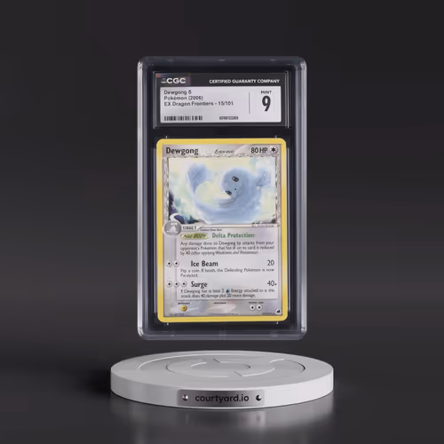 2006 EX Dragon Frontiers #15/101 Dewgong δ (CGC 9 MINT)