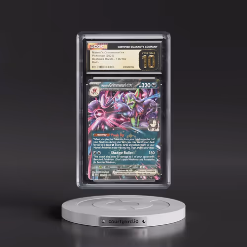 2025 Pokémon Dri EN-Destined Rivals #136 Marnie's Grimmsnarl EX - Holo (CGC 10 PRISTINE)