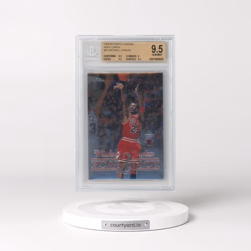 1998 Topps Chrome Back 2 Back #B1 Michael Jordan (BGS 9.5 GEM MINT)