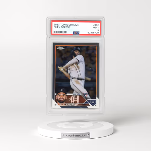 2023 Topps Chrome #182 Riley Greene (PSA 9 MINT)