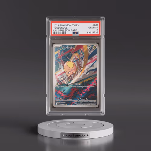 2023 Pokémon Svi EN-Scarlet & Violet #201 Toedscool - Illustration Rare (PSA 10 GEM MINT)
