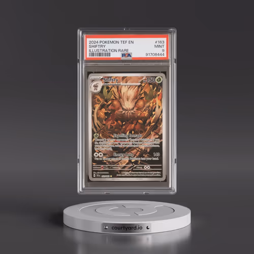 2024 Pokémon Tef EN-Temporal Forces #163 Shiftry - Illustration Rare (PSA 9 MINT)