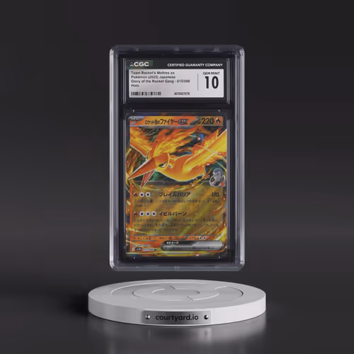 2025 Glory of the Rocket Gang - sv10 #015/098 Team Rocket's Moltres ex - Holo (CGC 10 GEM MINT)