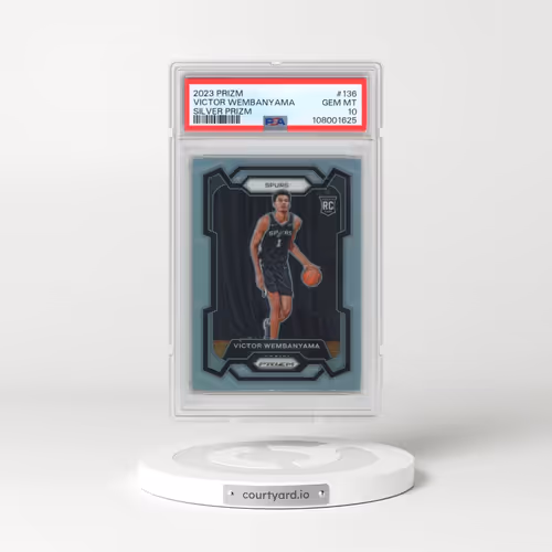 2023 Panini Prizm #136 Victor Wembanyama - Silver Prizm (PSA 10 GEM MINT)