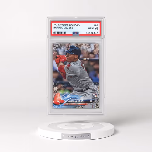 2018 Topps Holiday #67 Rafael Devers (PSA 10 GEM MINT)